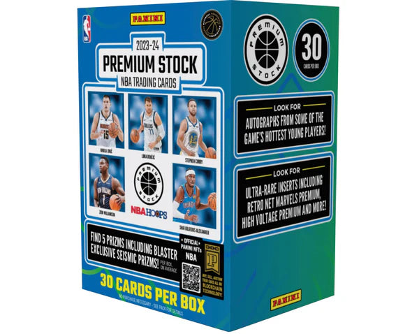 2023/24 Panini NBA Hoops Premium Stock Basketball Blaster Box