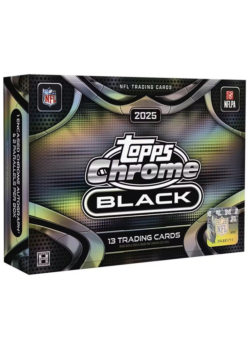 [Preorder] 2025 Topps Chrome Black Football Hobby Box