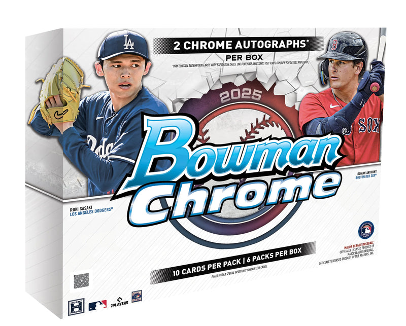 [Preorder] 2025 Bowman Chrome Baseball Hobby Box