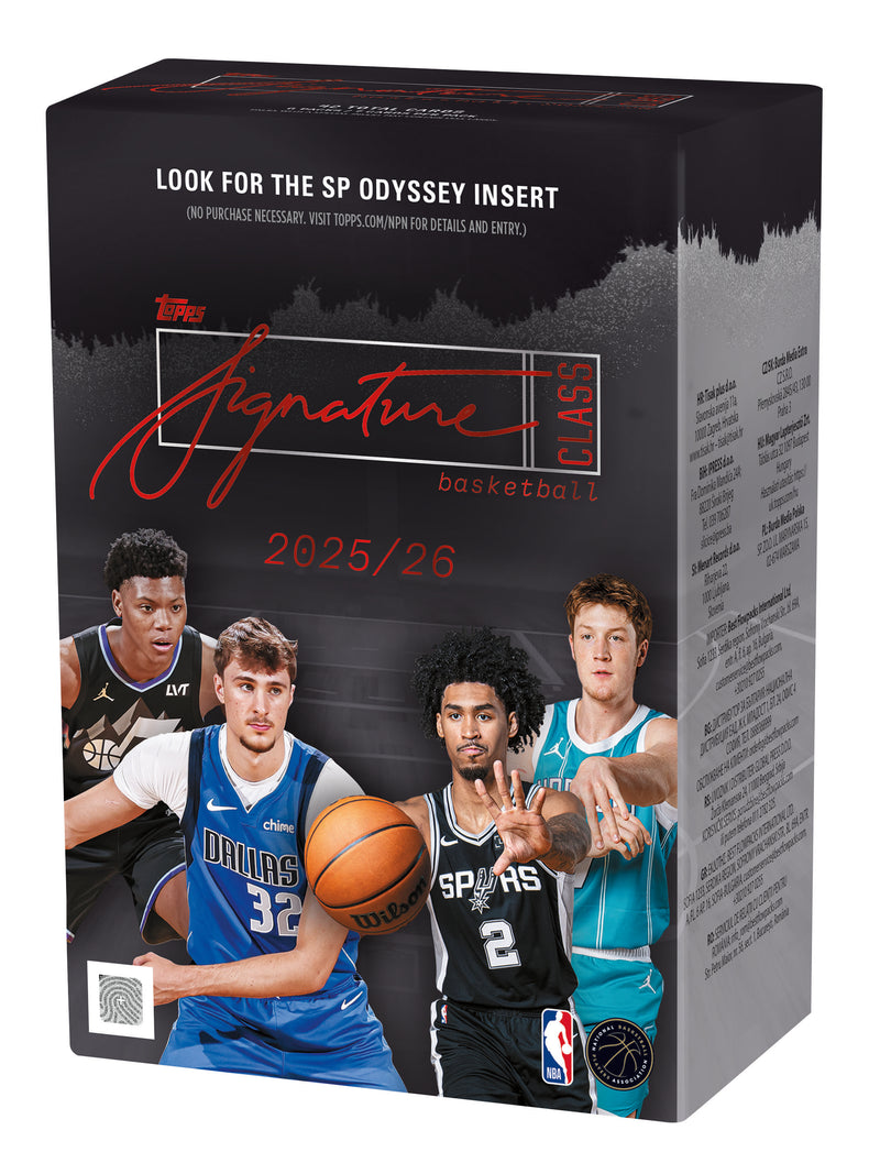 2025/26 Topps Signature Class Basketball Value Box