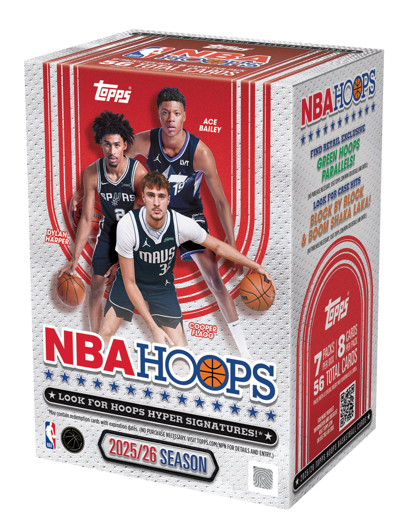 2025/26 Topps NBA Hoops Basketball Value Box