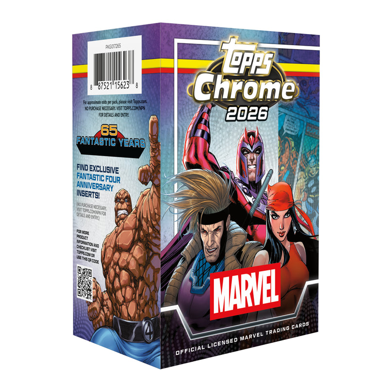 [Preorder] 2026 Topps Marvel Comics Chrome Value Box