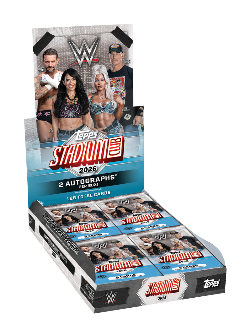 [Preorder] 2026 Topps Stadium Club WWE Wrestling Hobby Box