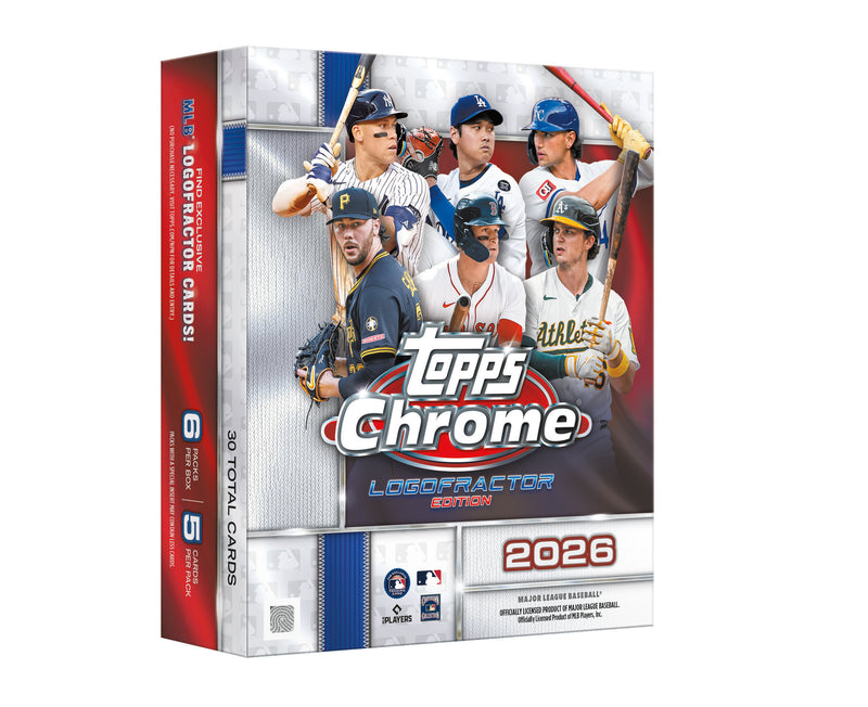 [Preorder] 2026 Topps Chrome Baseball Logofractor Edition Box