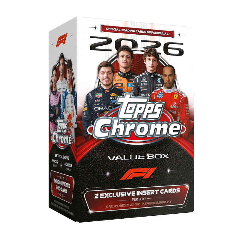 [Preorder] 2026 Topps Chrome Formula 1 Value Box