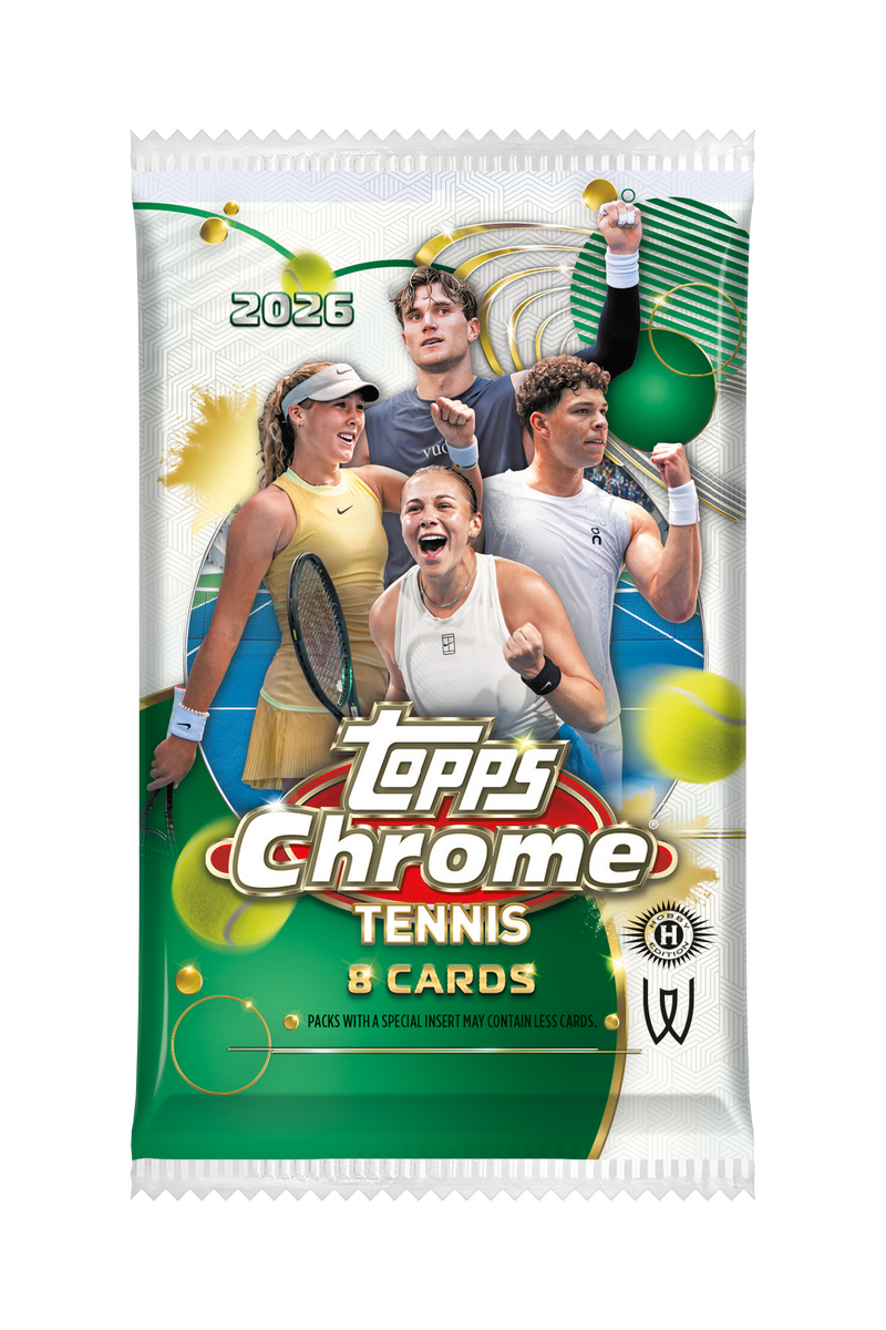 2026 Topps Chrome Tennis Hobby Pack