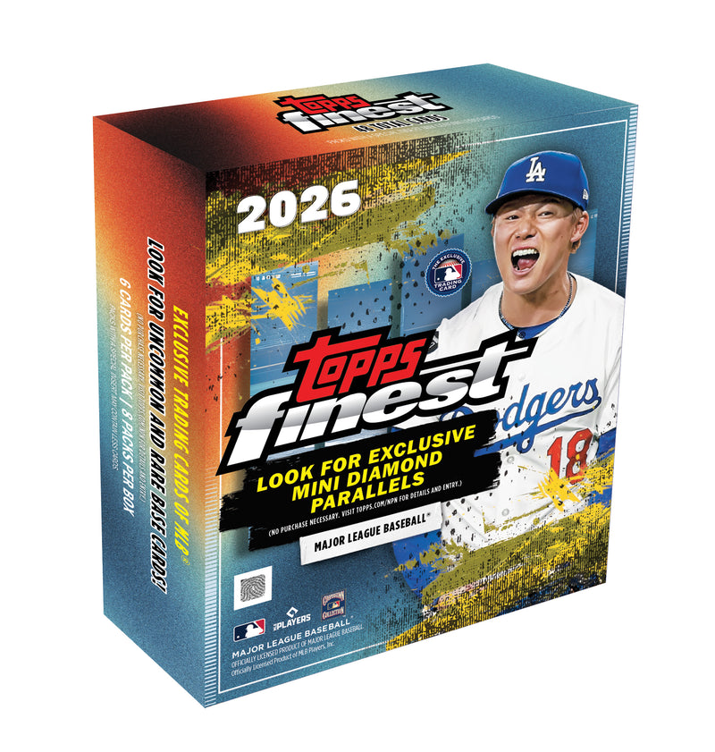 [Preorder] 2026 Topps Finest Baseball Mega Box