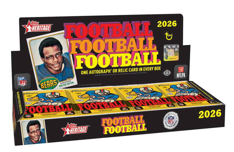 [Preorder] 2026 Topps Heritage Football Hobby Box