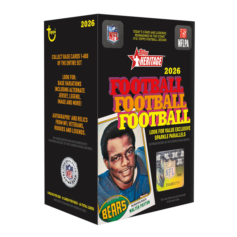 [Preorder] 2026 Topps Heritage Football Value Box