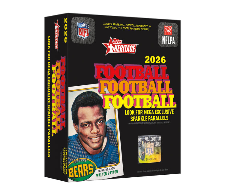 [Preorder] 2026 Topps Heritage Football Mega Box