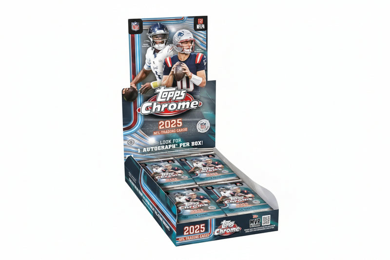 2025 Topps Chrome Football Hobby Box