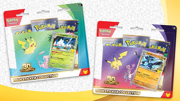 Pokémon TCG: 30th Celebration Tech Sticker Blister