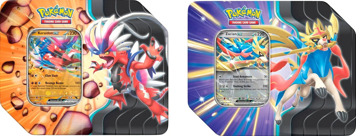 Pokemon TCG Slashing Legends Tin