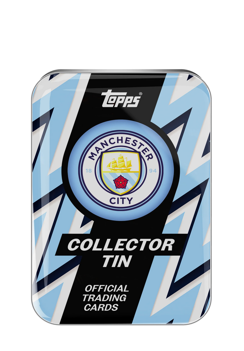 2025/26 Topps Manchester City Collector's Tin Set