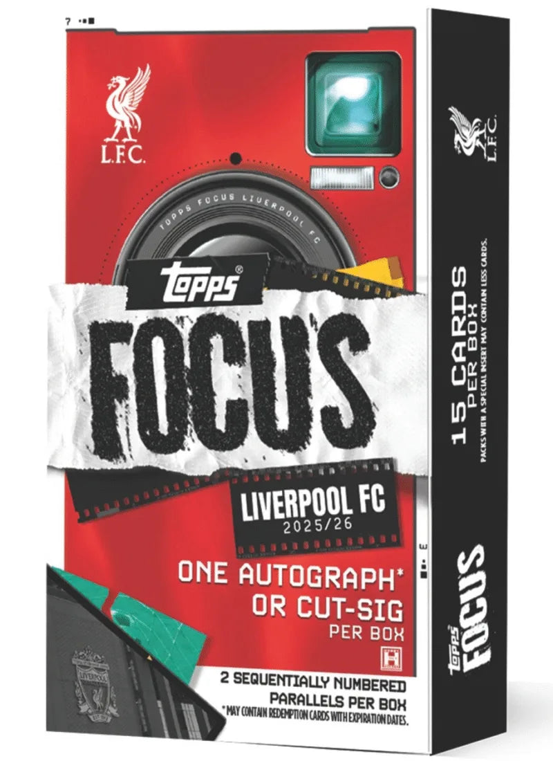 [Preorder] 2025/26 Topps Focus Liverpool Soccer Box