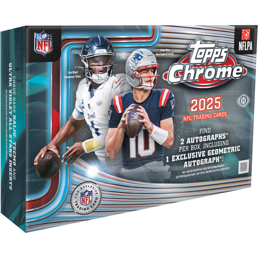 2025 Topps Chrome Football Breaker’s Delight Box