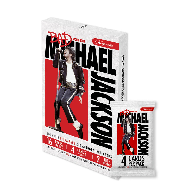 2025 Michael Jackson Bad World Tour Keepsake Premiere Edition Hobby Box