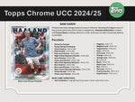 [Preorder] 2024/25 Topps Chrome UEFA Club Competitions Soccer Hobby Box