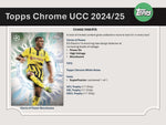 [Preorder] 2024/25 Topps Chrome UEFA Club Competitions Soccer Hobby Jumbo Box