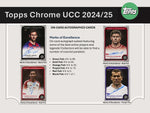 [Preorder] 2024/25 Topps Chrome UEFA Club Competitions Soccer Hobby Jumbo Box