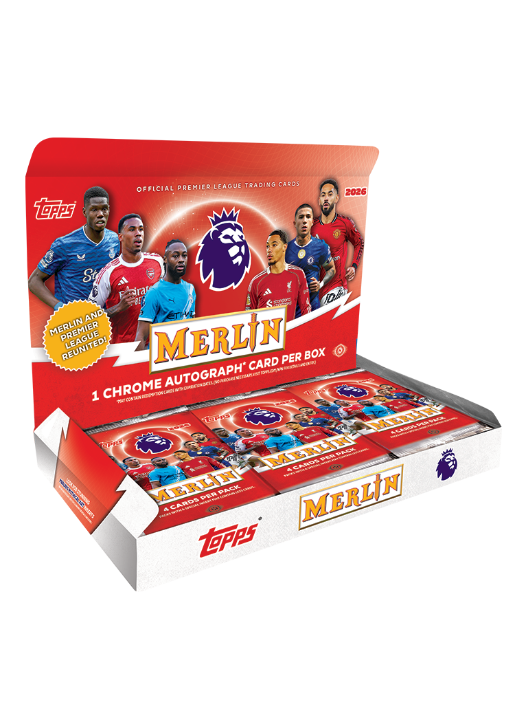 [Preorder] 2025/26 Topps Merlin Premier League EPL Soccer Hobby Box