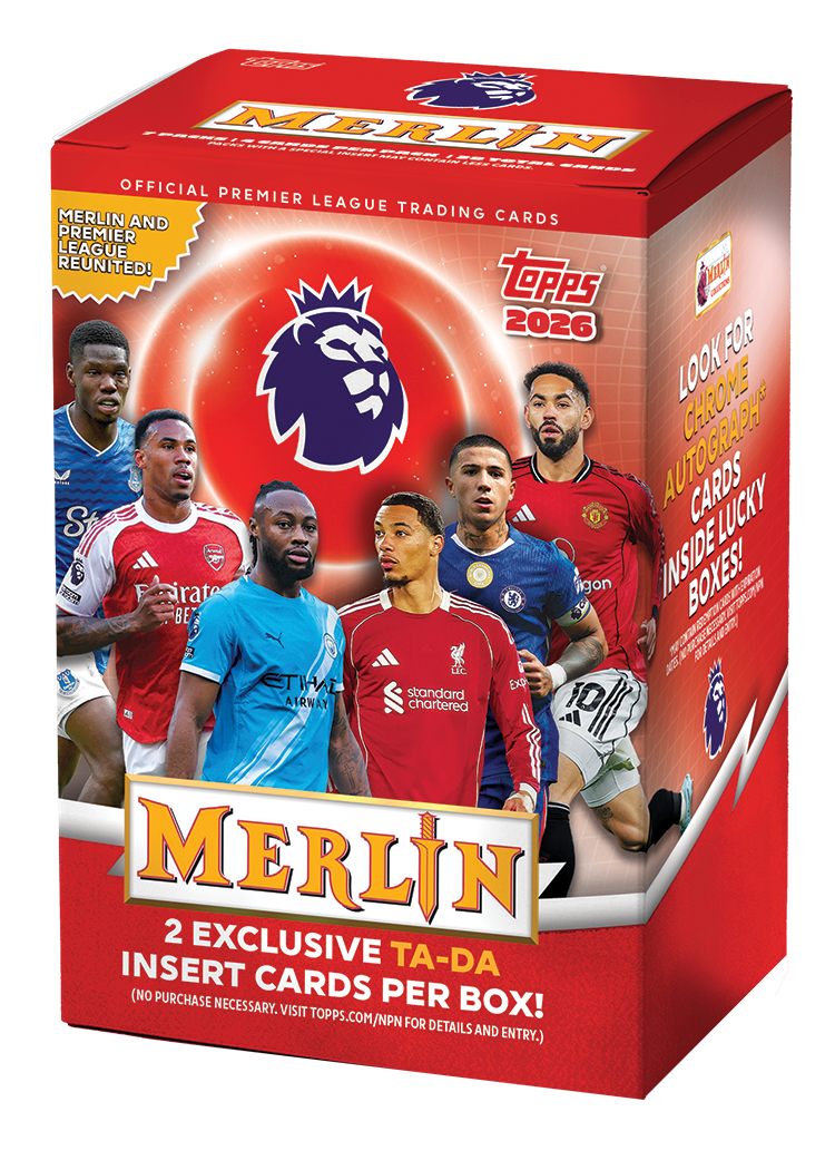 [Preorder] 2025/26 Topps Merlin Premier League EPL Soccer Value Box
