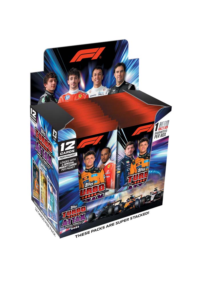 2026 Topps Formula 1 Turbo Attax Trading Cards Booster Box