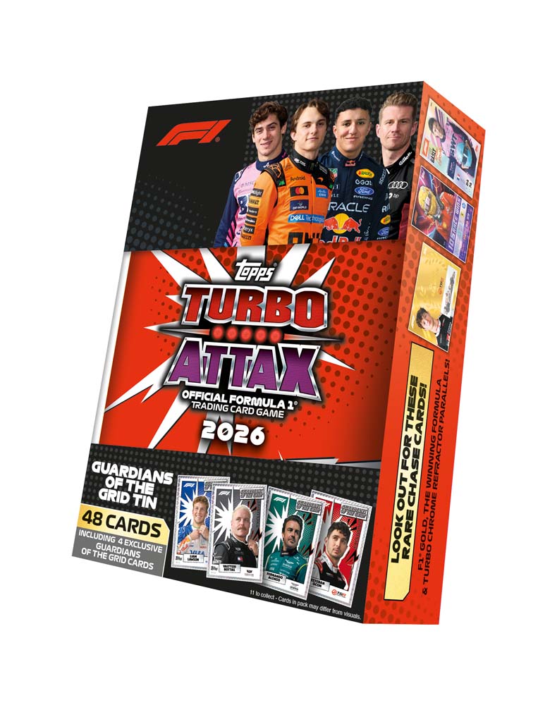 2026 Topps Formula 1 Turbo Attax Trading Cards Mega Tin