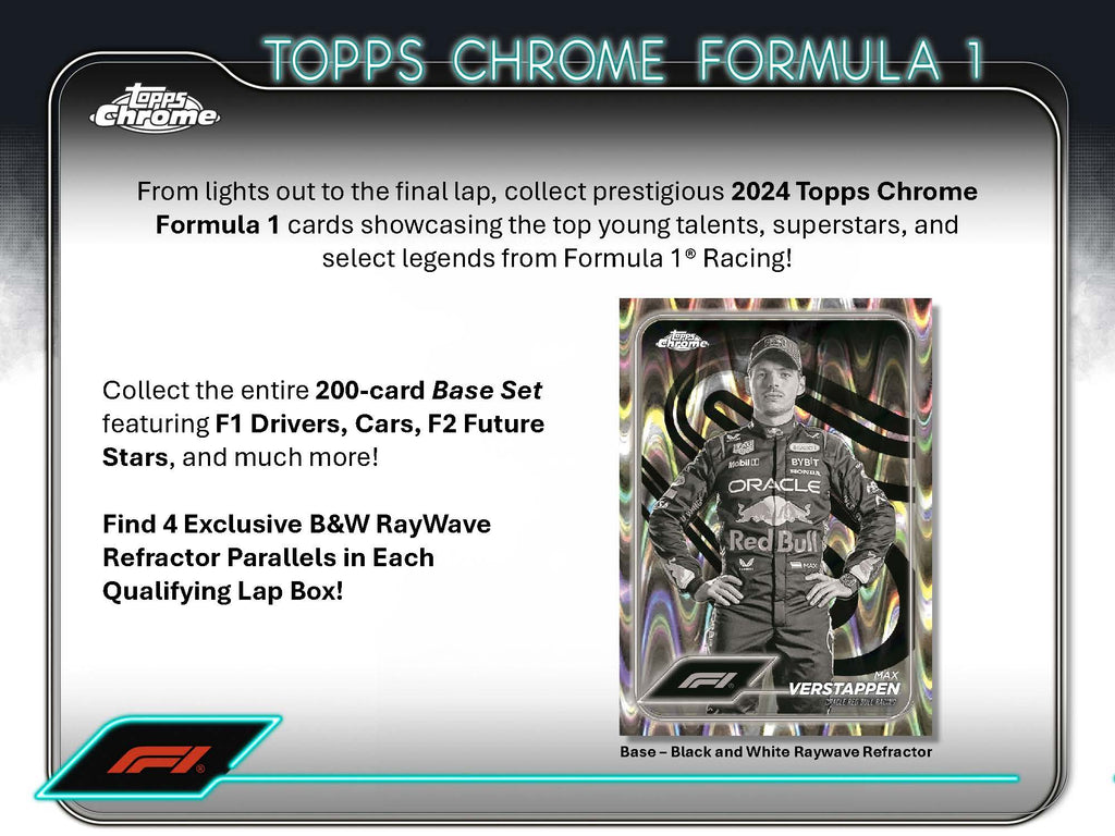 Lap Card 2024 Topps Chrome Formula 1 Racing Qualifying Lap Lite Hobby Box