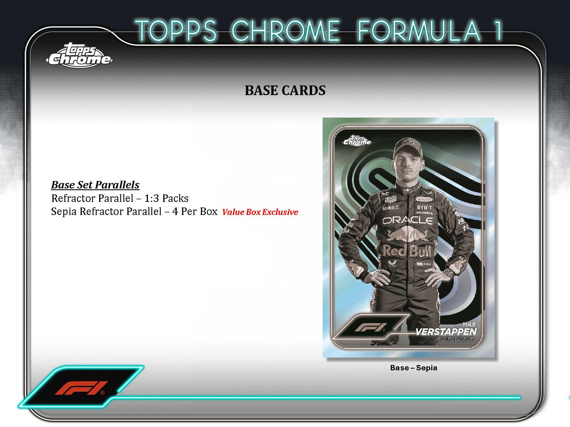 2024 Topps Chrome Formula 1 Racing Value Blaster Box 2024 Topps Chrome Formula 1 Racing Value Blaster Box