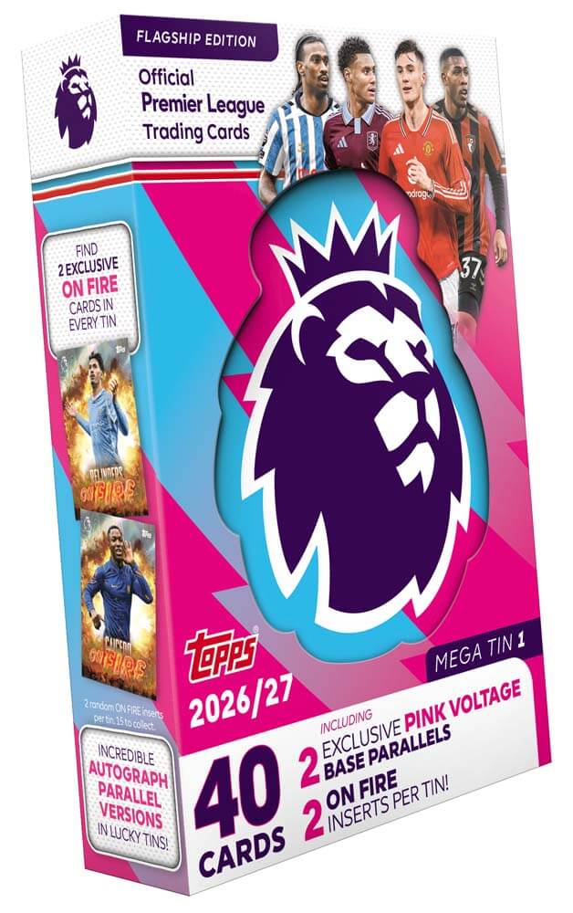[Preorder] 2026/27 Topps Flagship Premier League Soccer Mega Tin
