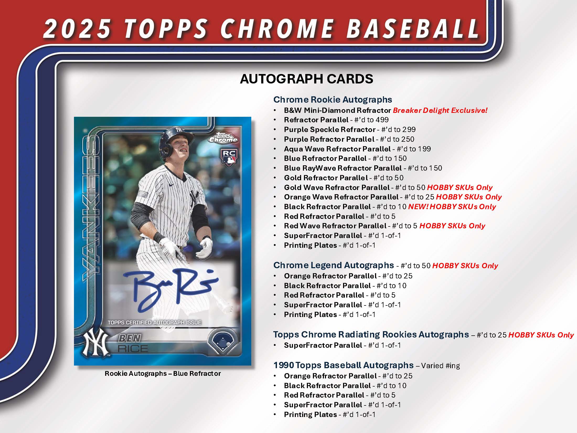 2025 Topps Chrome Baseball Breakers Delight Box 2025 Topps Chrome Baseball Breakers Delight Box