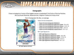 [Preorder] 2024/25 Topps Chrome Basketball Hobby Box