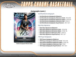 [Preorder] 2024/25 Topps Chrome Basketball Hobby Box