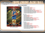 [Preorder] 2024/25 Topps Chrome Basketball Value Box