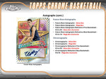 [Preorder] 2024/25 Topps Chrome Basketball Value Box