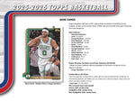 [Preorder] 2025/26 Topps Basketball Hobby Box