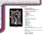 [Preorder] 2025/26 Topps Basketball Hobby Box