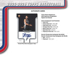 [Preorder] 2025/26 Topps Basketball Mega Box