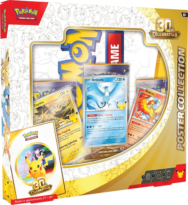 [Preorder] Pokémon TCG: 30th Celebration Poster Collection