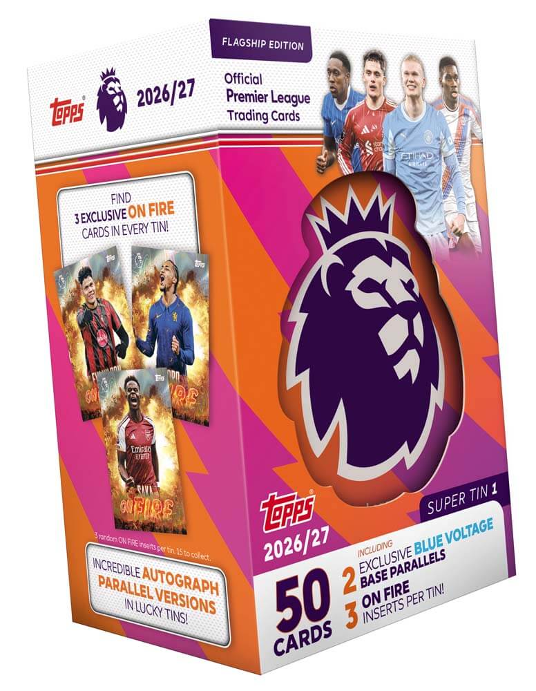[Preorder] 2026/27 Topps Flagship Premier League Soccer Super Tin
