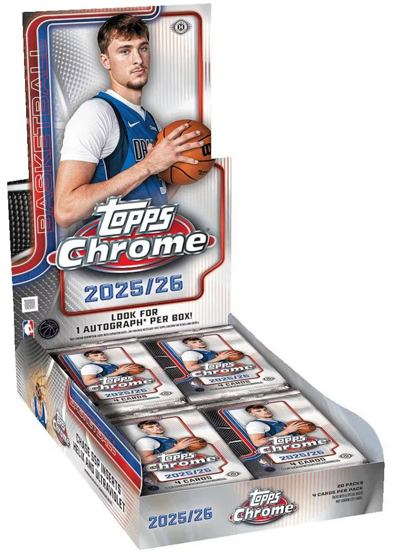 [Preorder] 2025/26 Topps Chrome Basketball Hobby Box