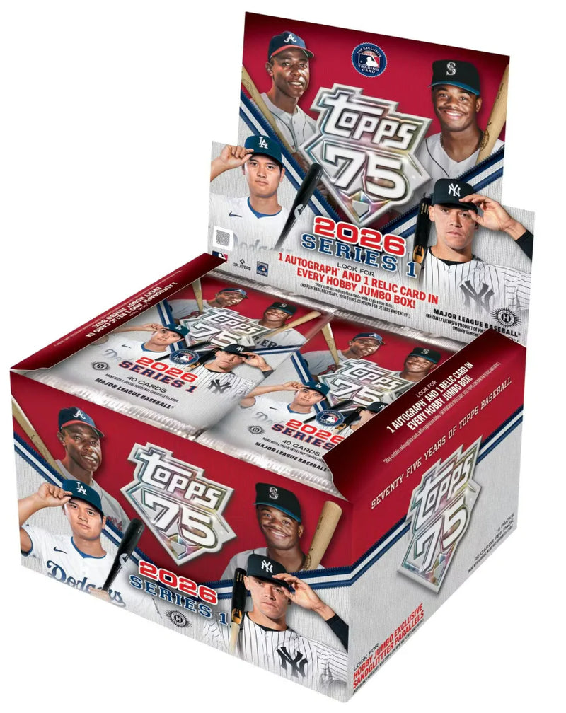 2026 Topps Series 1 Baseball Hobby Jumbo Box