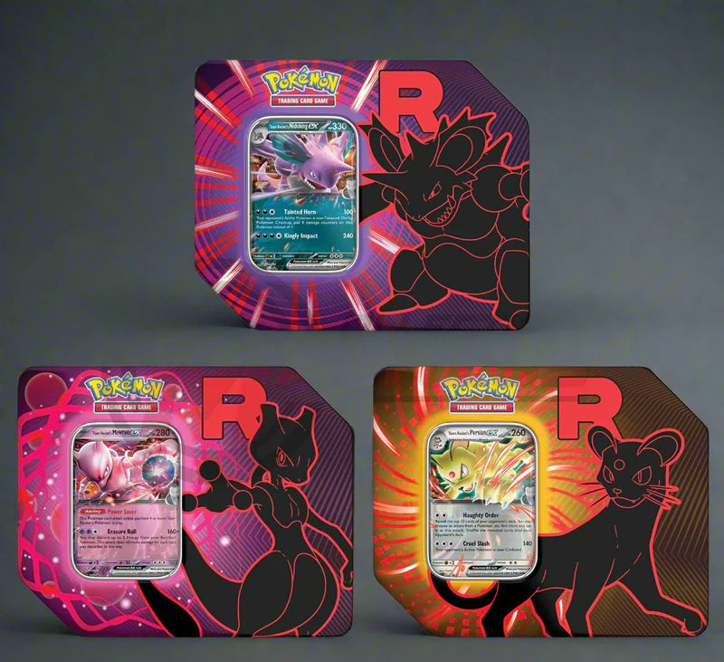 Pokemon TCG Team Rocket Tin