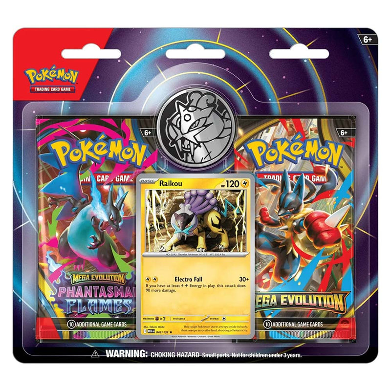 Pokemon TCG Raikou Two Pack Blister