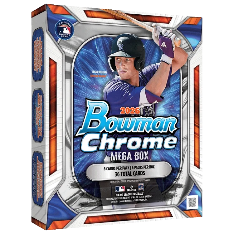 2026 Bowman Chrome Baseball Mega Box
