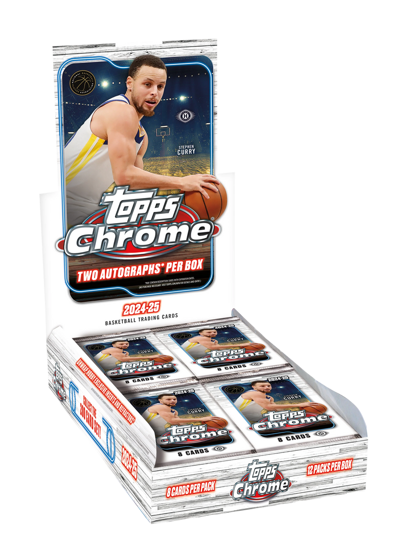 [Preorder] 2024/25 Topps Chrome Basketball Hobby Box