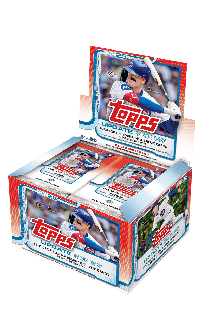 2025 Topps Baseball Update Series Hobby Jumbo Box