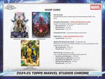[Preorder] 2025 Topps Chrome Marvel Studios Hobby Box