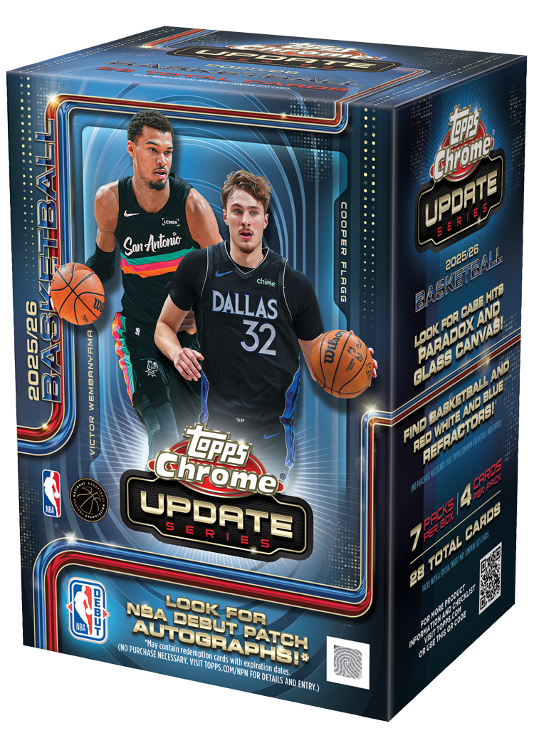 [Preorder] 2025/26 Topps Chrome Update Series Basketball Value Box